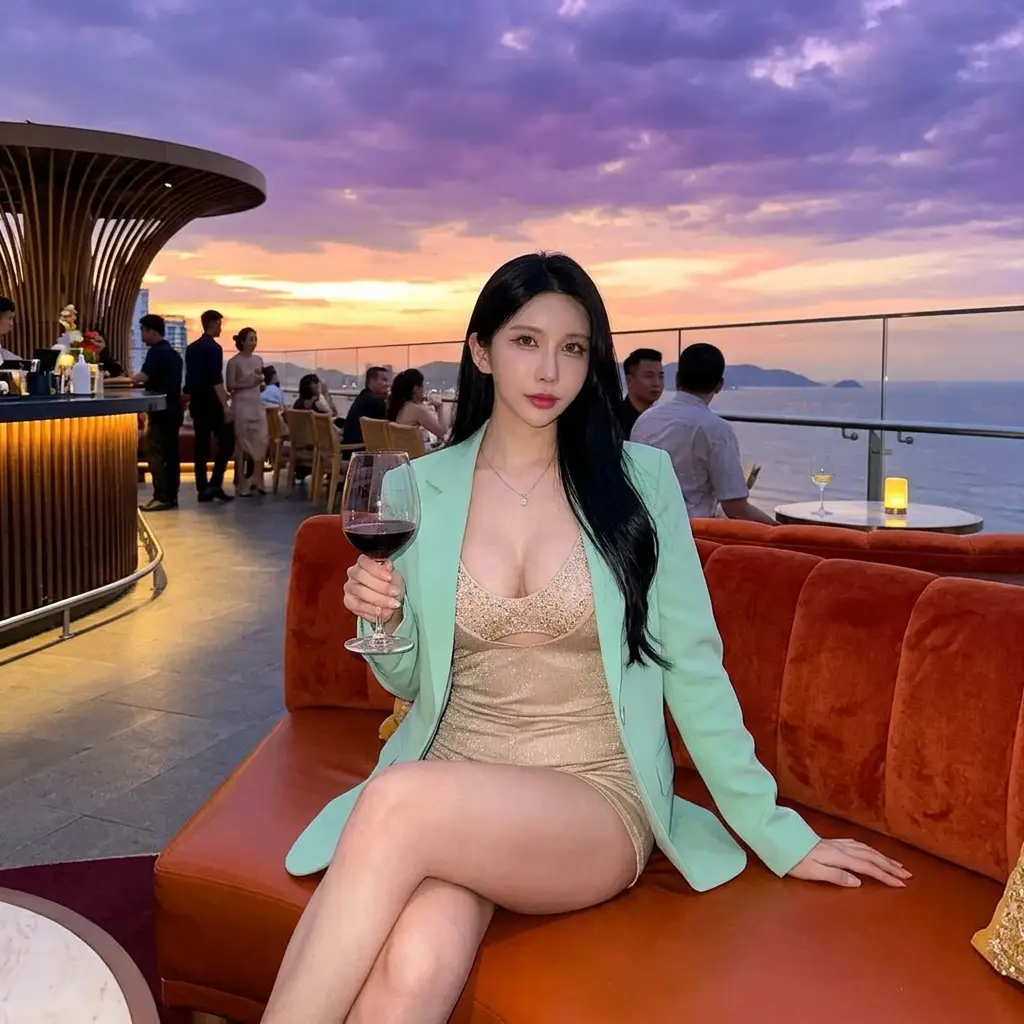 다낭 라스베가스 가라오케 | ADM 로컬 KTV 가격부터 이용 꿀팁까지 a gorgeous east asian woman with flowing long blac 1772887063461